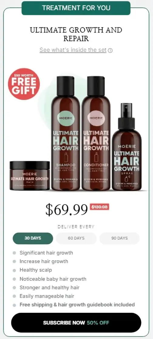 Moerie Hair Growth