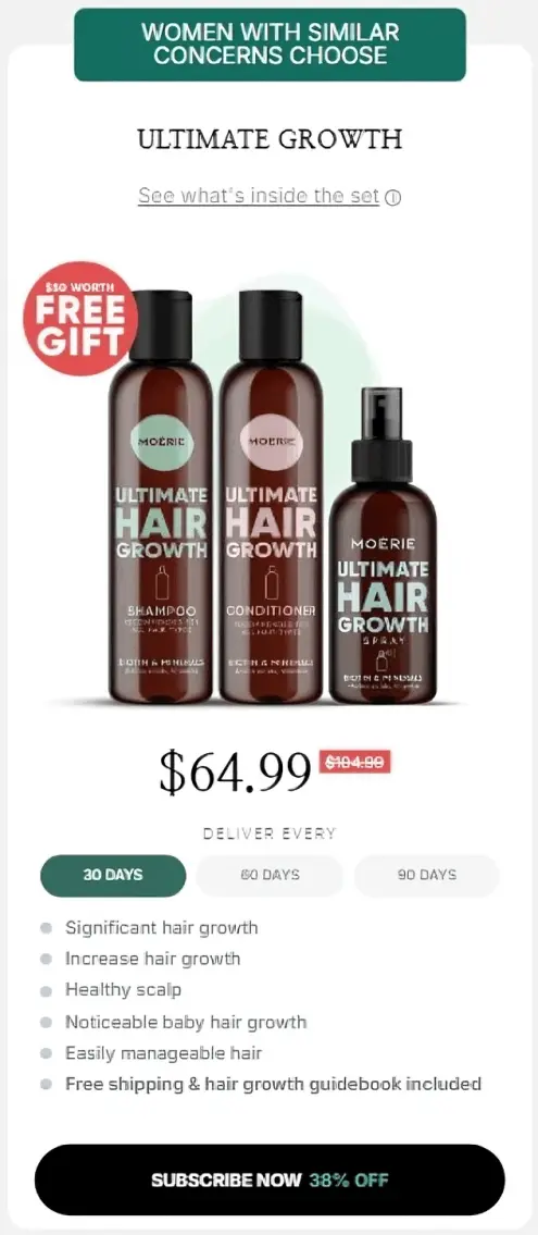 Moerie Hair Growth